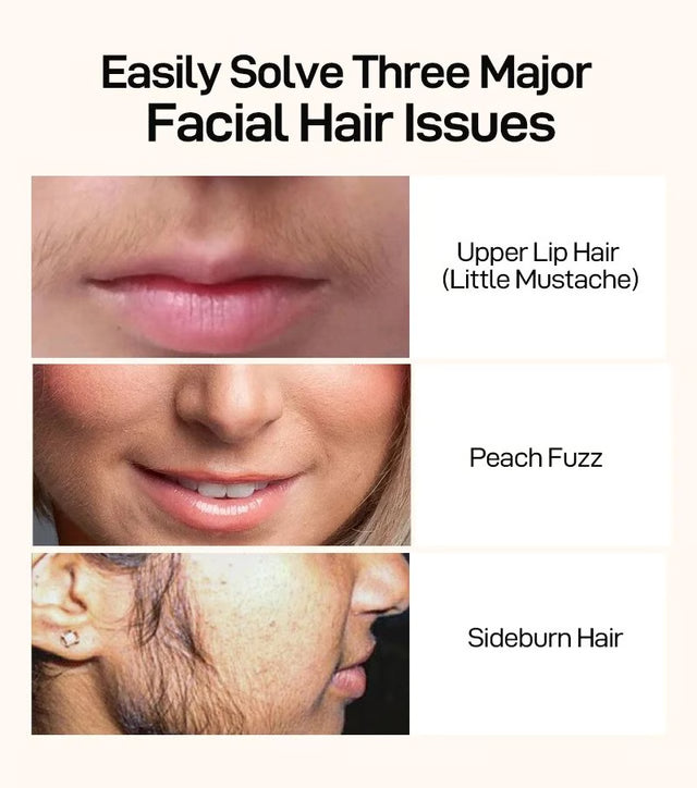Fast Gentle Hair Removal Cream for Women, Whitening & Skin Care Depilation for Clear Lips and Underarms
