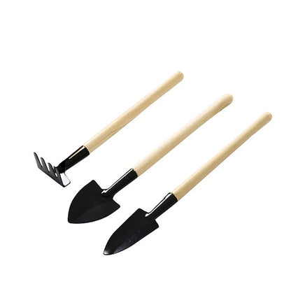 3 Piece Mini Garden Tool Set Heavy Duty Hand Tools for Indoor Plants and Flower Pots