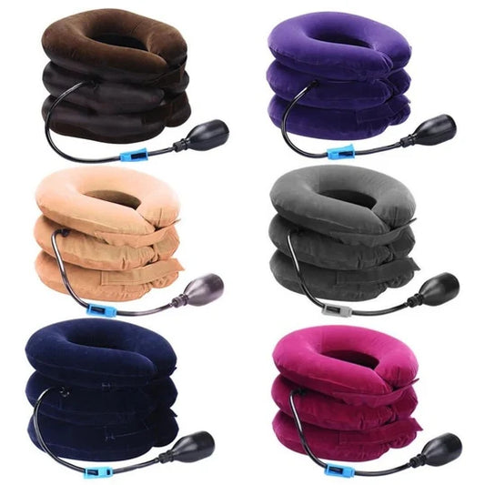 3 layer cervical neck traction pillow
